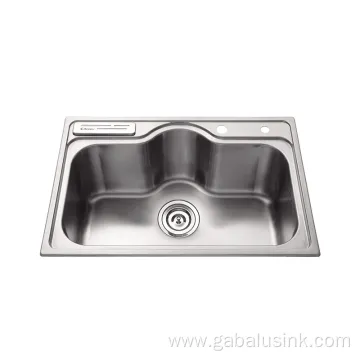 Commercial Kitchen SUS304 Pressed Single Bowl Kitchen Sink